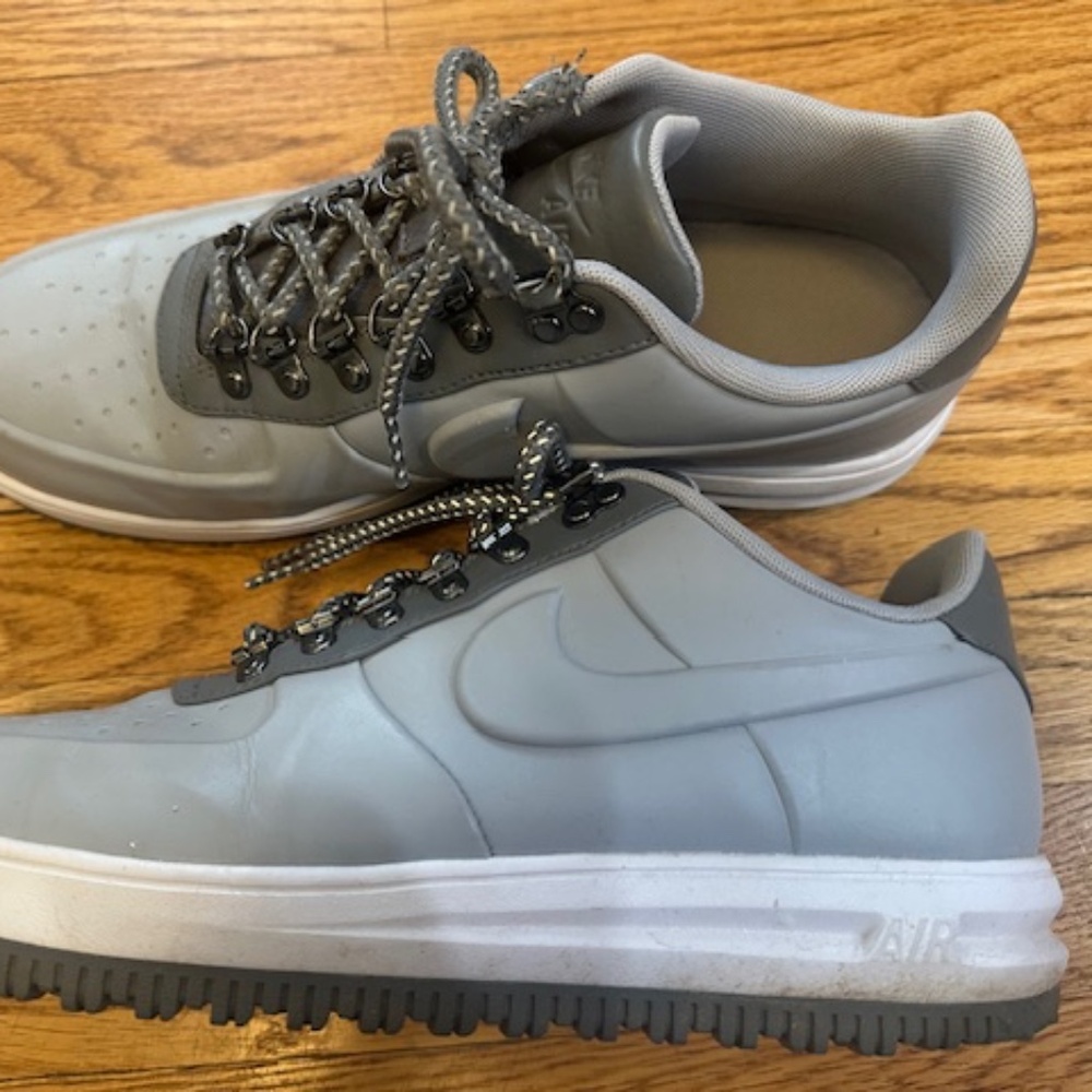 Nike Lunar Force 1 Duckboot Low- Wolf Grey- Size 11